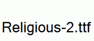 Religious-2.ttf