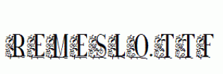 Remeslo.ttf