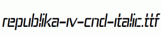 Republika-IV-Cnd-Italic.ttf