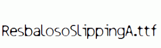 ResbalosoSlippingA.ttf