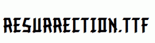 Resurrection.ttf