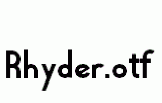 Rhyder.otf