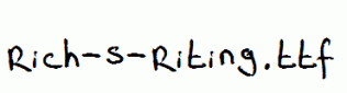 Rich-s-Riting.ttf