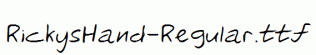 RickysHand-Regular.ttf