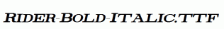 Rider-Bold-Italic.ttf