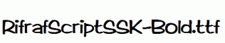 RifrafScriptSSK-Bold.ttf