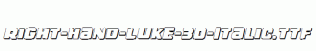 Right-Hand-Luke-3D-Italic.ttf