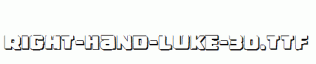 Right-Hand-Luke-3D.ttf