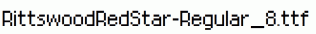 RittswoodRedStar-Regular_8.ttf