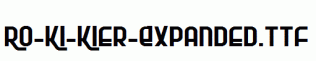 Ro-Ki-Kier-Expanded.ttf