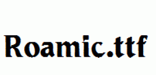 Roamic.ttf