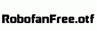 RobofanFree.otf