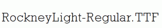 RockneyLight-Regular.ttf