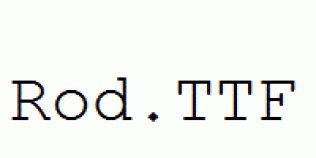 Rod.ttf
