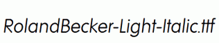 RolandBecker-Light-Italic.ttf