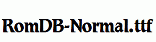 RomDB-Normal.ttf