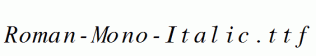 Roman-Mono-Italic.ttf