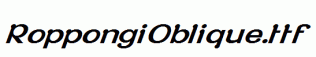 RoppongiOblique.ttf
