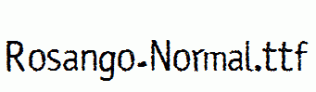 Rosango-Normal.ttf