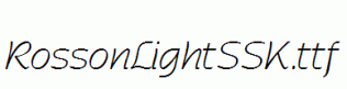 RossonLightSSK.ttf