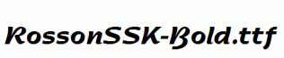 RossonSSK-Bold.ttf