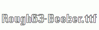 Rough63-Becker.ttf