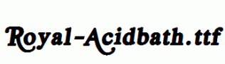 Royal-Acidbath.ttf