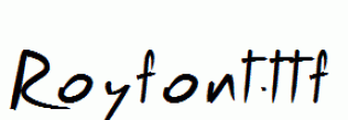 Royfont.ttf