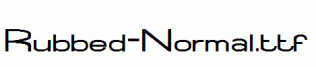 Rubbed-Normal.ttf