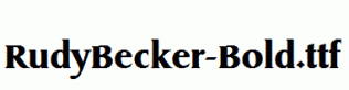 RudyBecker-Bold.ttf