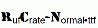 RufCrate-Normal.ttf