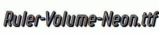 Ruler-Volume-Neon.ttf