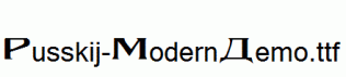 Russkij-ModernDemo.ttf