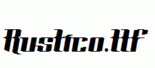 Rustico.ttf