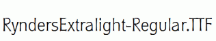RyndersExtralight-Regular.ttf