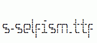 S-Selfism.ttf