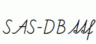 SAS-DB.ttf