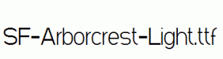 SF-Arborcrest-Light.ttf