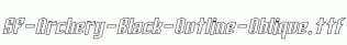 SF-Archery-Black-Outline-Oblique.ttf