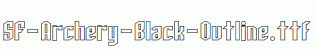 SF-Archery-Black-Outline.ttf