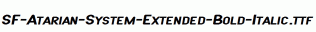 SF-Atarian-System-Extended-Bold-Italic.ttf