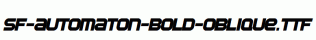 SF-Automaton-Bold-Oblique.ttf