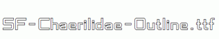 SF-Chaerilidae-Outline.ttf