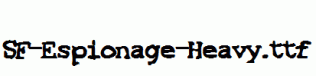 SF-Espionage-Heavy.ttf