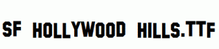 SF-Hollywood-Hills.ttf