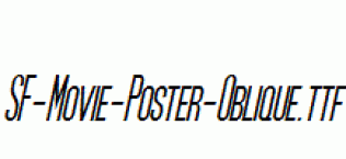 SF-Movie-Poster-Oblique.ttf