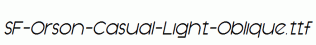 SF-Orson-Casual-Light-Oblique.ttf