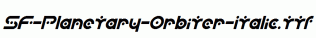 SF-Planetary-Orbiter-Italic.ttf
