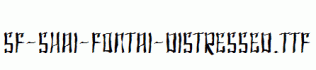 SF-Shai-Fontai-Distressed.ttf