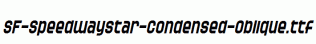 SF-Speedwaystar-Condensed-Oblique.ttf